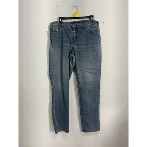 Womans Bandolino Mandie Slim 14 A Straight Leg Blue Jeans